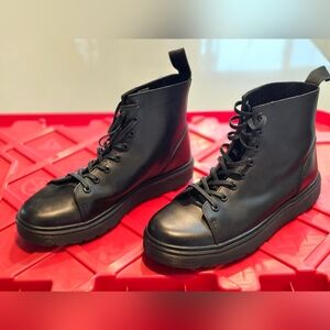 Dr. Martens Black Leather Boots